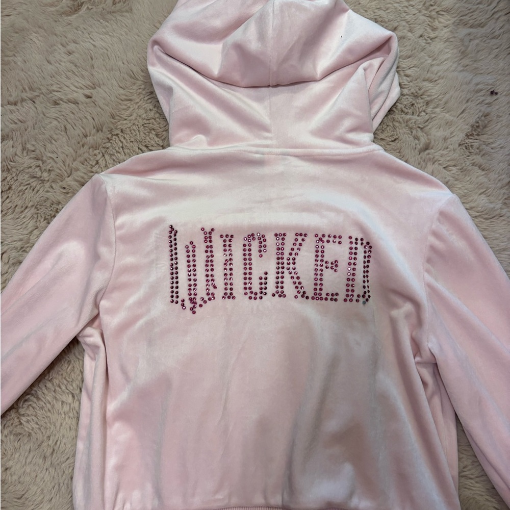 Bluenotes Pink tracksuit with Rhinestone Detail